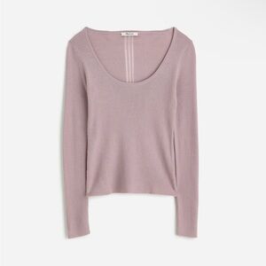 Madewell Marino Wool Scoopneck Sweater